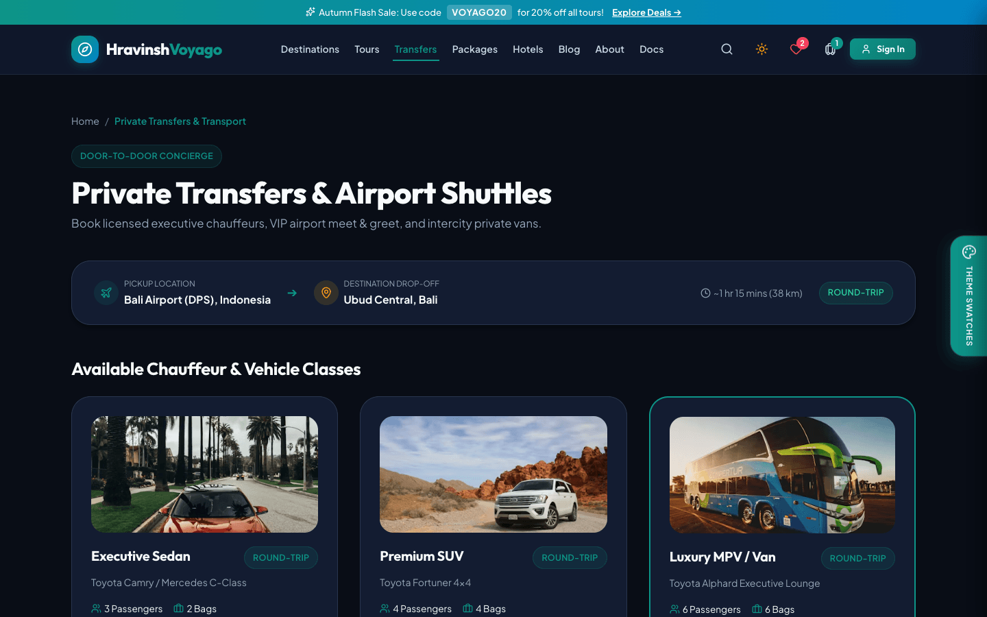Chauffeur & Airport Transfer Routing